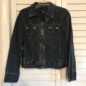 Vintage French Cuff Denim Jacket